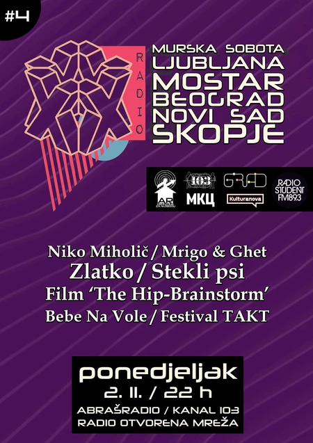 image 262 #04 CROSSRADIO 2.0: Niko Miholič / The Hip-Brainstorm / Bebe na vole / Festival TAKT