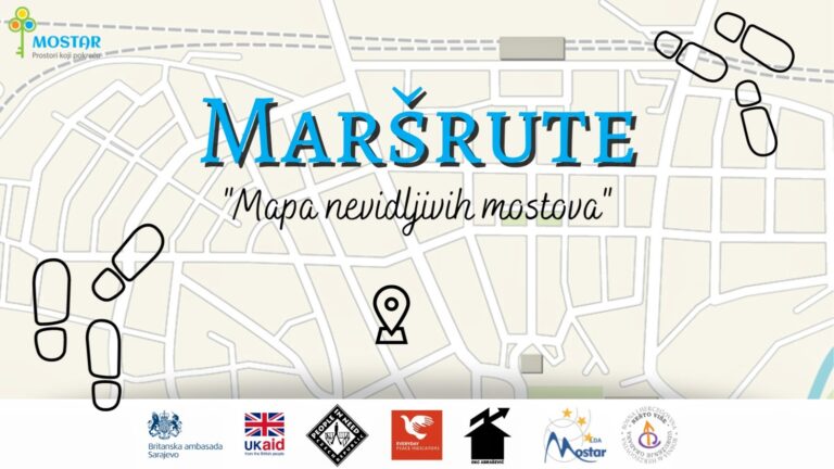 AbrašRadio, OKC Abrašević Mostar, Mapa nevidljivih mostova