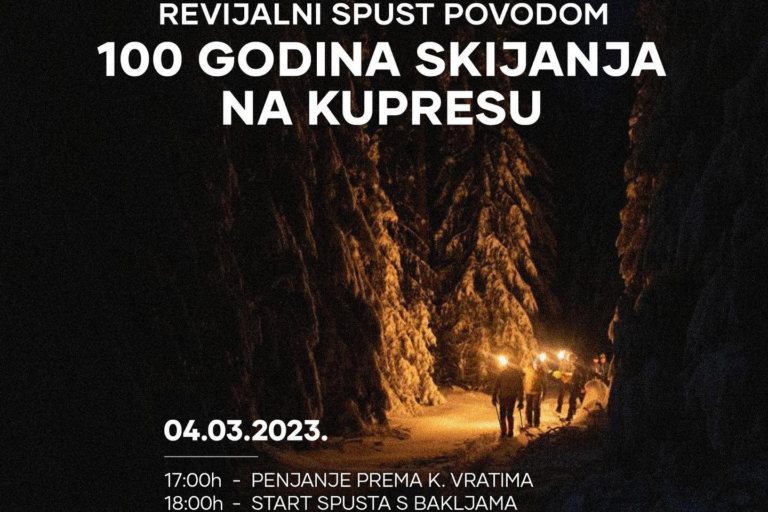Revijalni spust povodom 100 godina skijanja na Kupresu