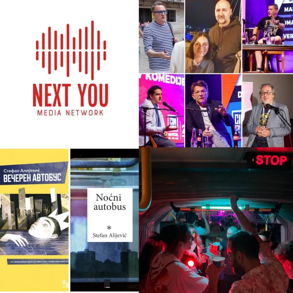 Next You #36: 2. CIM forum u Kotoru + Mostar Bus Party + ‘Noćni autobus’ Stefana Alijevića