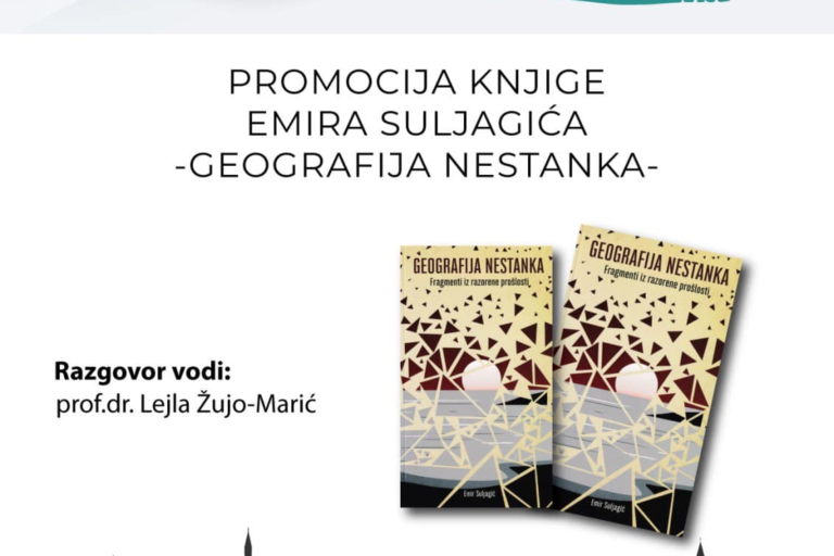 “Mostarsko ljeto 2023”: Sutra promocija knjige “Geografija nestanka” autora Emira Suljagića