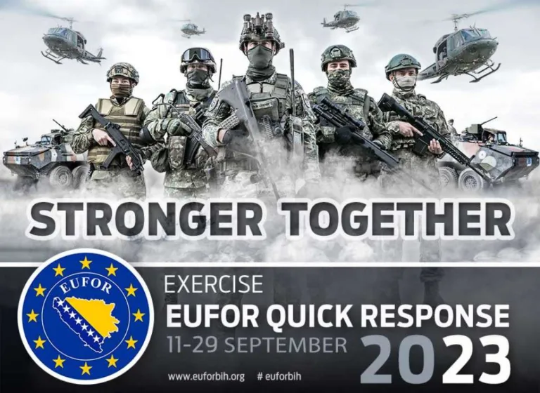 EUFOR vježba u Mostaru – arhivska fotografija