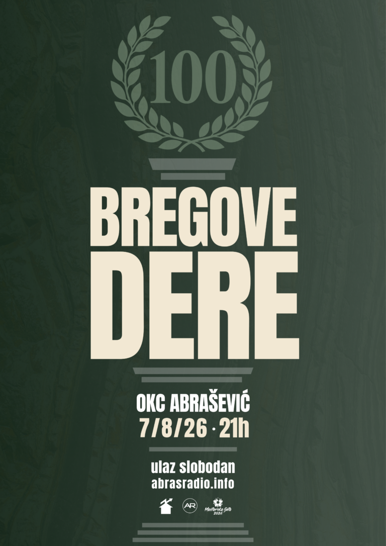 Koncert: Bregove dere – 100 godina Abraševića
