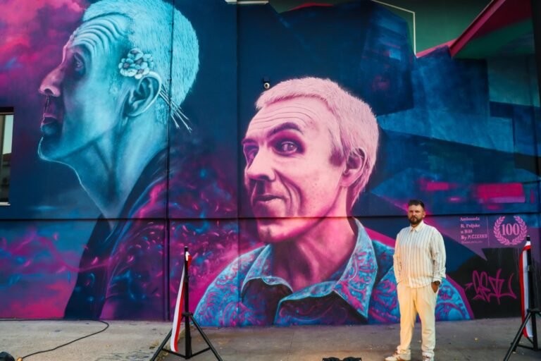 Mural Huseina Oručevića u Abraševiću rad je poljskog umjetnika Michała Czerka Setua