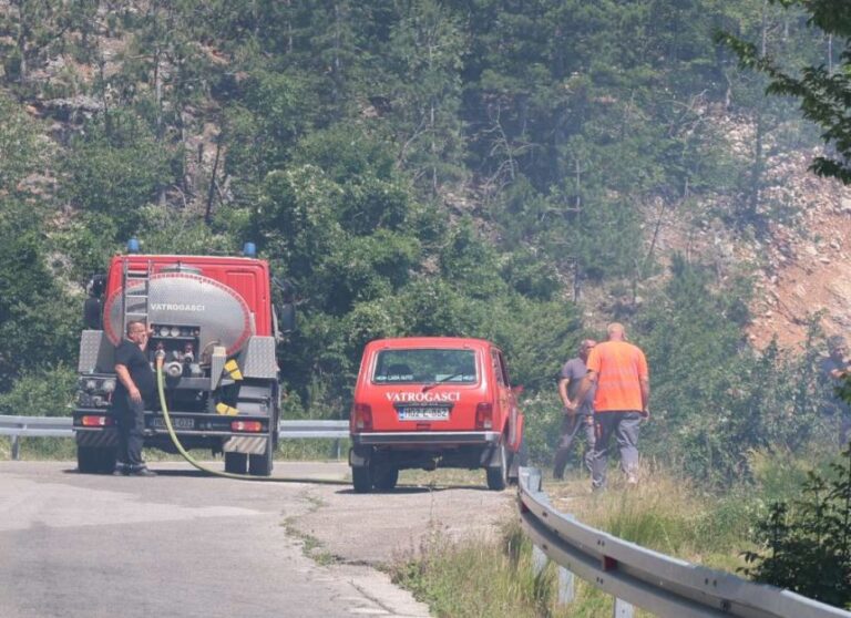 Požar na području Rujišta
