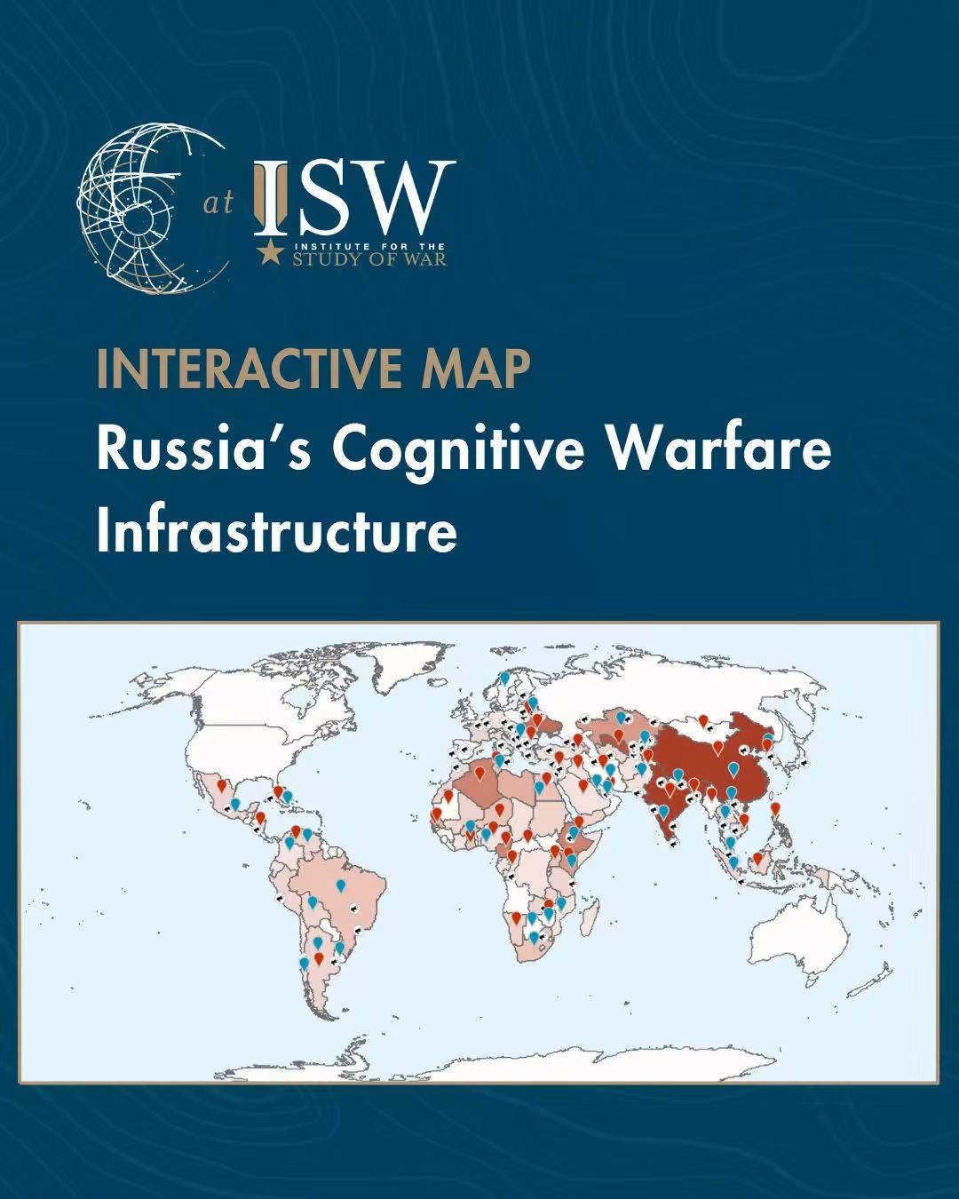 ISW objavio interaktivnu mapu ruske infrastrukture kognitivnog ratovanja
