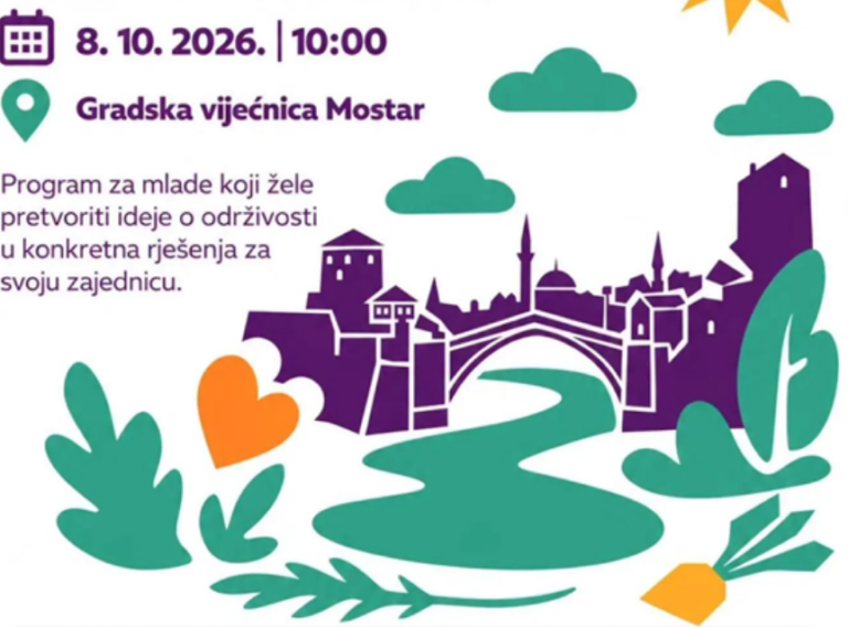 Snimak stranice poziva za Akademiju mladih SUM i UNMO