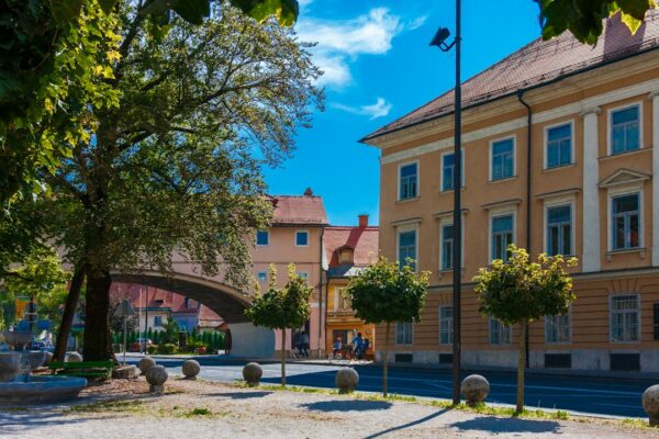 Stambene zgrade u evropskom gradu